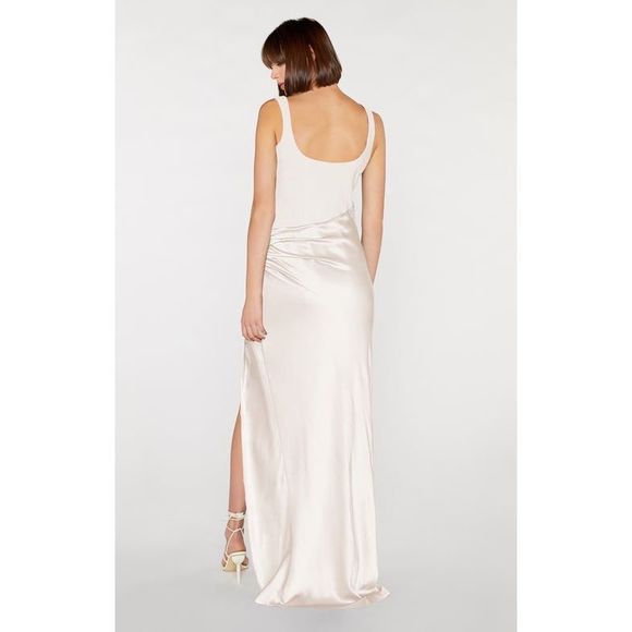 Cinq à Sept Marian Draped Gown Size 6 $695 - Picture 3 of 10